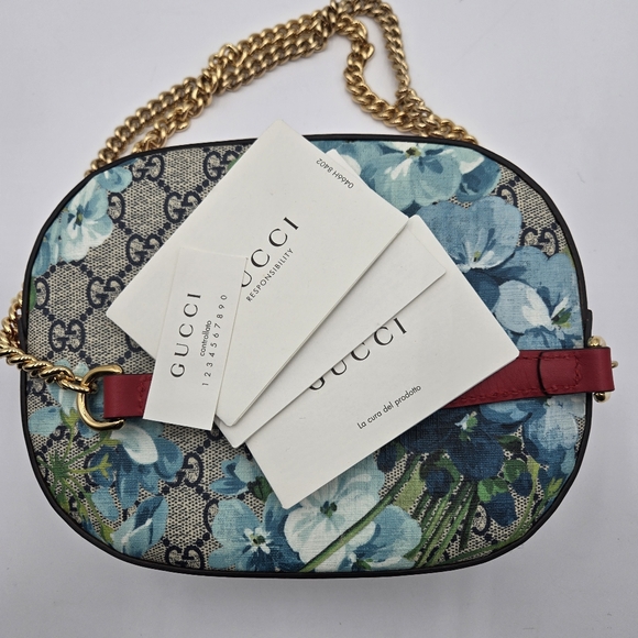 GUCCI GG Supreme Blooms Chain Crossbody - COA included - Picture 12 of 16